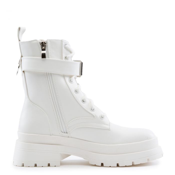 LILIANA DUB-2 Combat Boots DUB-2-WHT - Shiekh