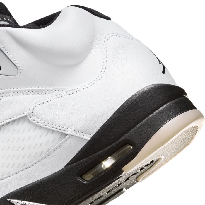 Air Jordan 5 Retro White/Black-Sail-Metallic Silver