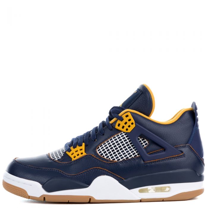 Navy and hot sale gold jordans