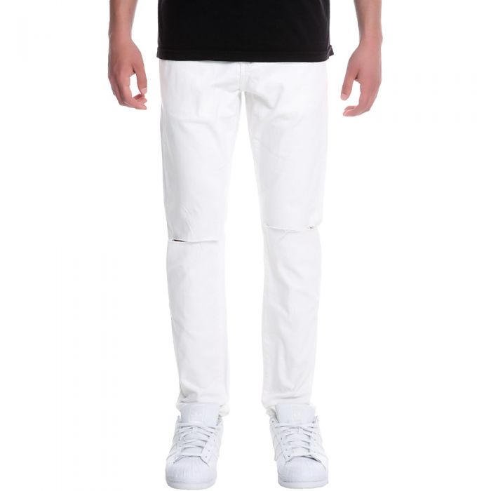 Men's Daily Denim Jeans White