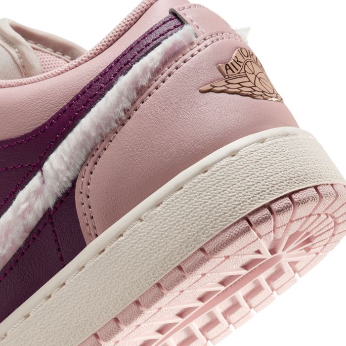 AIR JORDAN 1 LOW SE (GS) LEGEND LT BROWN/PINK FOAM -PINK OXFORD