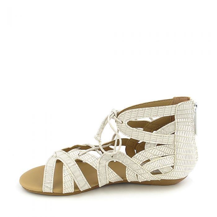 York-S Lace-Up Sandal Off White