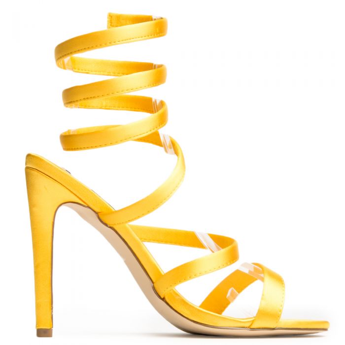 Cape Robbin Suzzy-59 Yellow High Heel Yellow