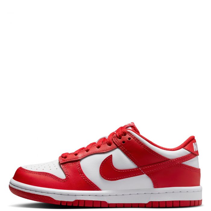 Grade School Dunk Low Red/White