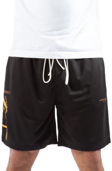 Virgil LA Basketball Shorts Black/Yellow