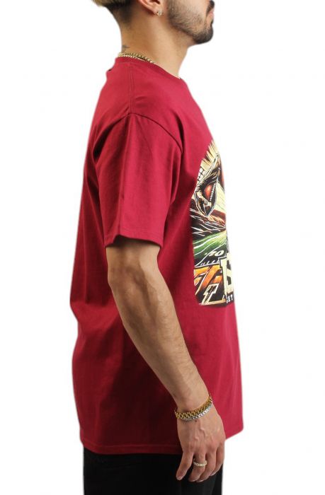 USC Trojans Fight on T-shirt  MAR/GOLD/BLK