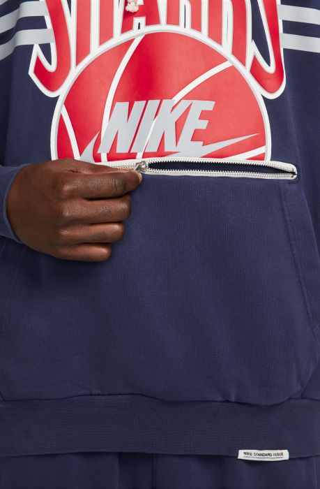 Dri-FIT Standard Issue Vintage Sharks Hoodie Midnight Navy