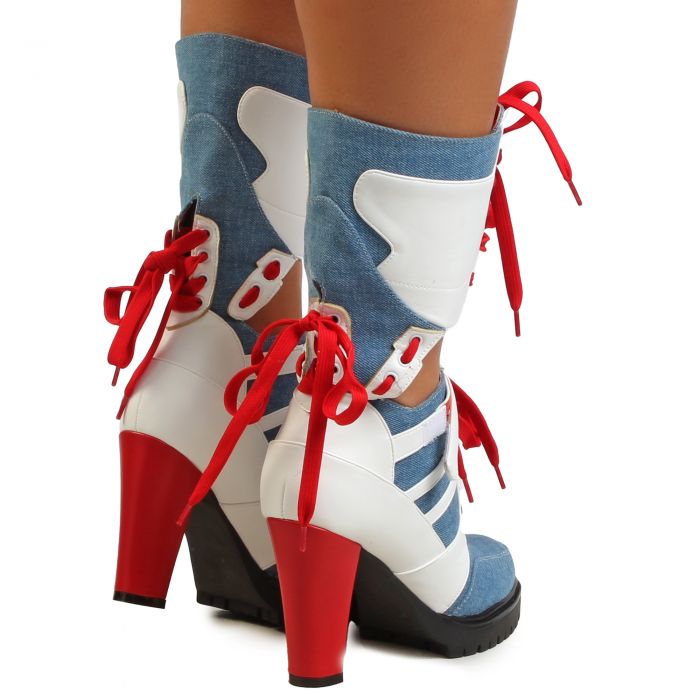 Sandales Noires à Talons Hauts Merona Harriet Avec Lacets - Taille US 7 (Occasion)