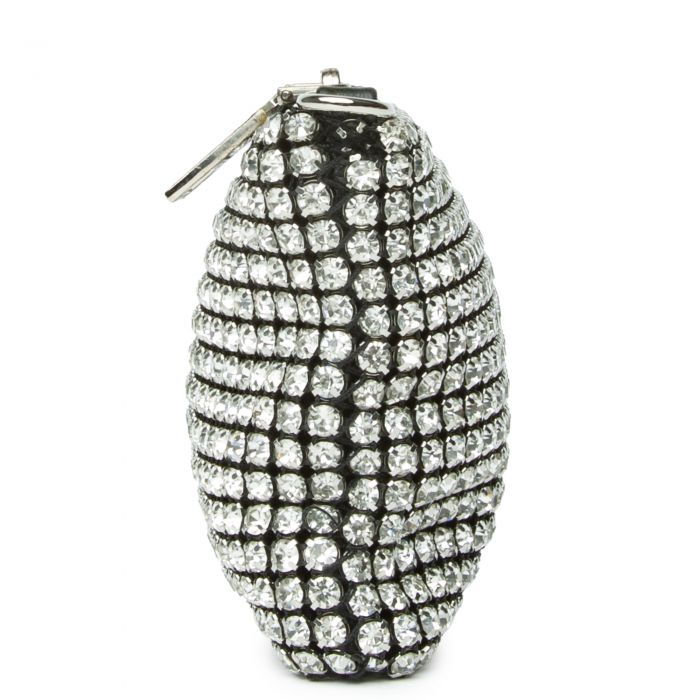 Small Rhinestone Bag Clear/Black