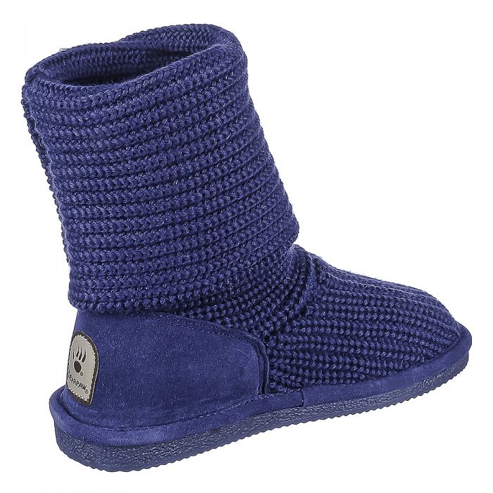 BEARPAW Women s Knit Ankle Boot Knit Tall 658W 311/INDIGO Shiekh