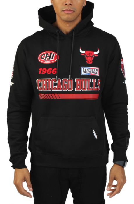 Chicago Bulls Fast Lane Pullover Hoodie  Black