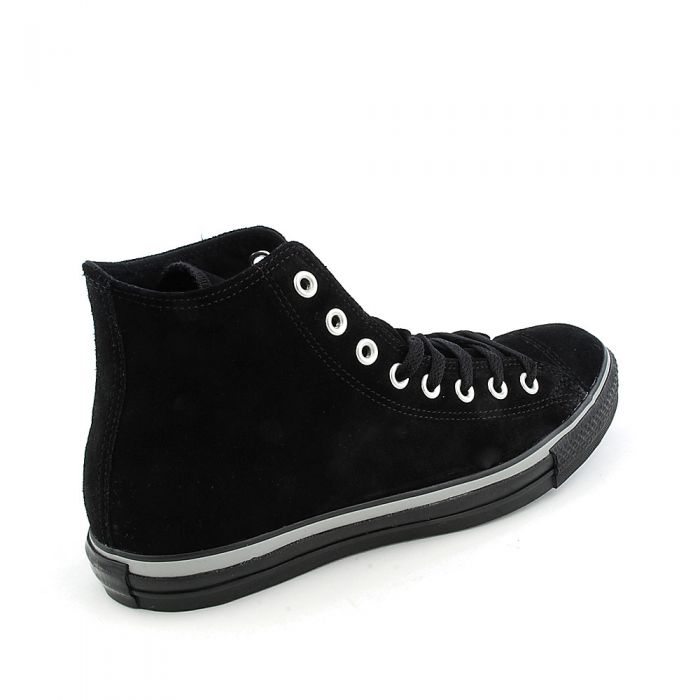 Mens All Star Leather Hi BLACK