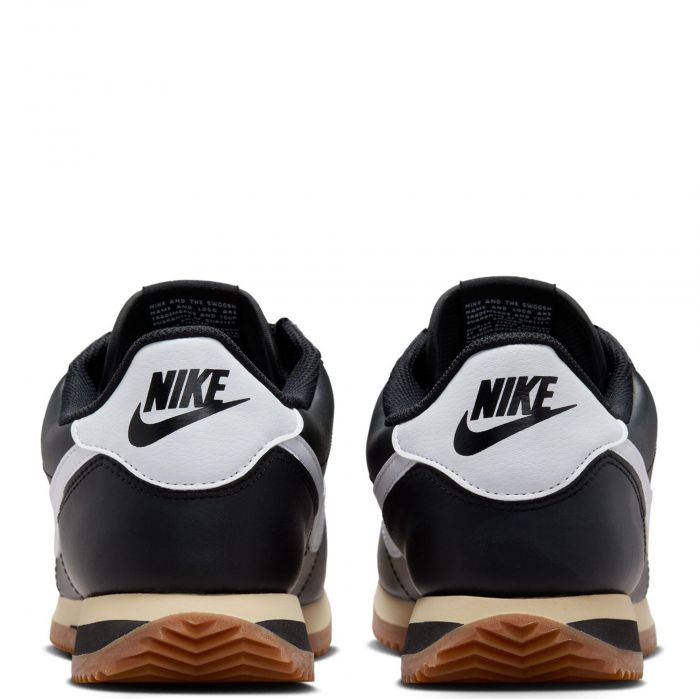 Cortez Leather Black/White-Gum Med Brown-Sesame