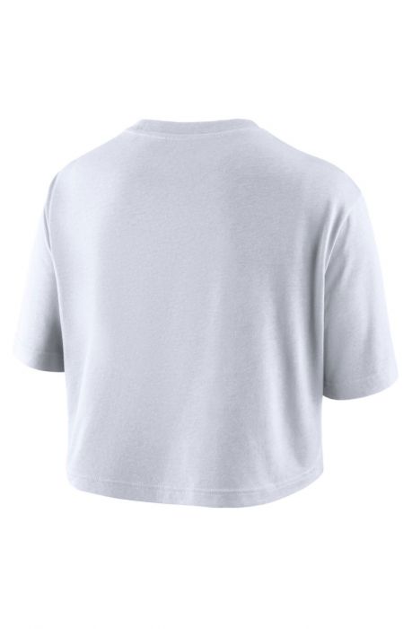 NIKE Lakers Logo Cropped T-Shirt CK7692 100 - Shiekh