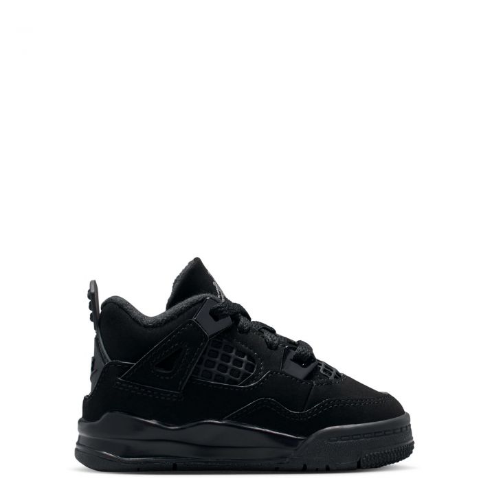 Toddler Jordan 4 Retro Black Cat  Black