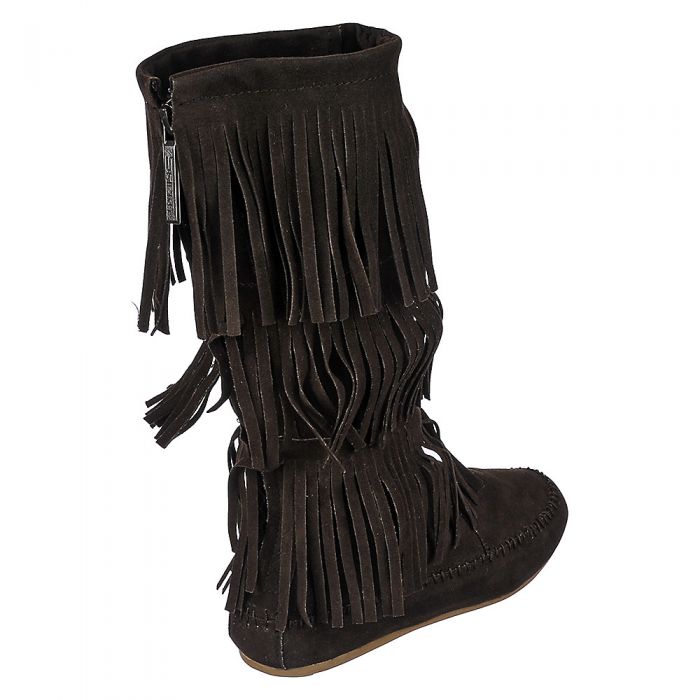 Fringe Pocket Boot Cherokee-03 Brown Brown