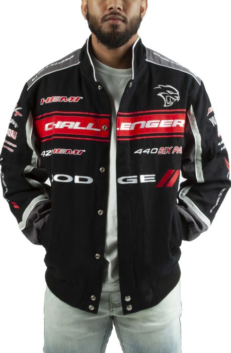Charger Jacket  Black/White/Red