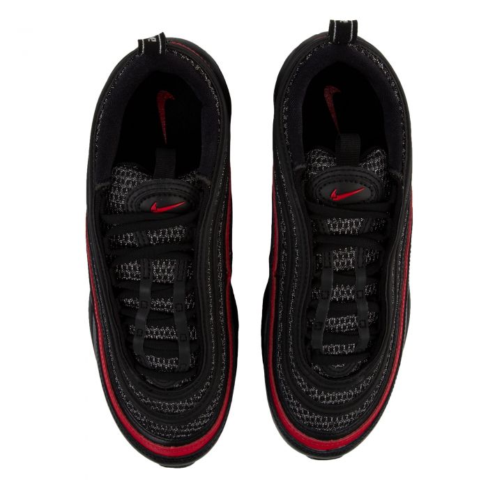 Women's Air Max 97 Black/University Red-Metallic Silver