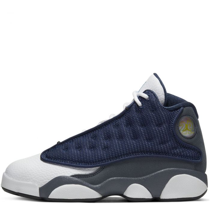 (PS) Air Jordan 13 Retro Navy/University Blue-Flint Grey-White