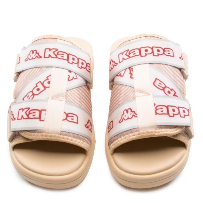 Logo Tape Kalpi Slides Beige Lt-Pink Lt
