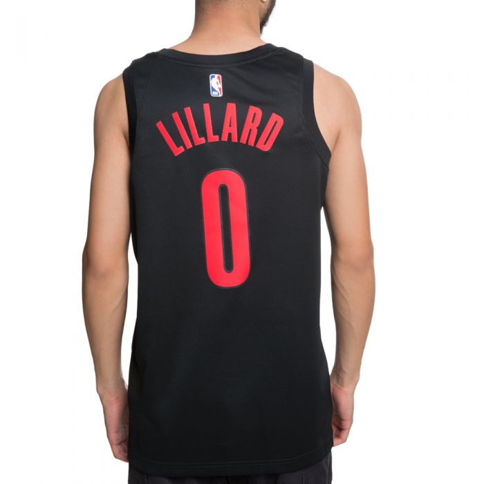 PORTLAND TRAIL BLAZERS DAMIAN LILLARD JERSEY BLACK/LILLARD DAMIAN