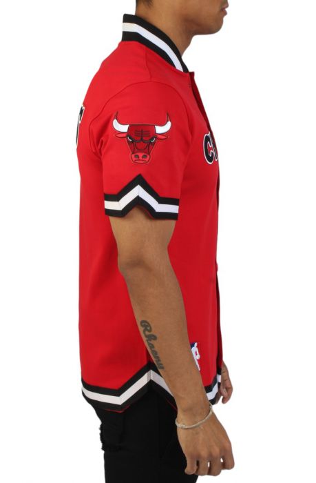 Chicago Bulls Warmup Jersery Red