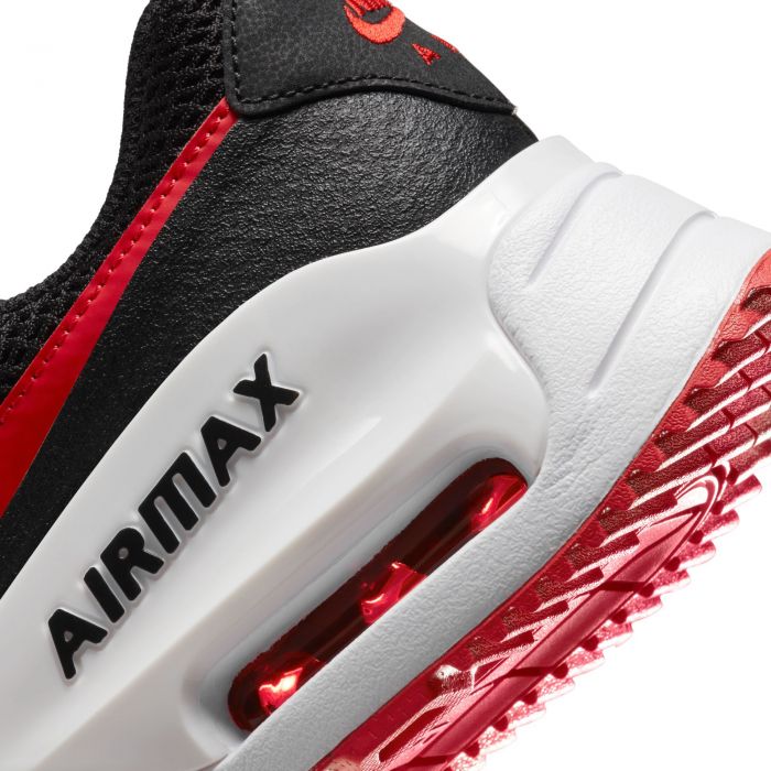NIKE AIR MAX SYSTM Black/University Red-White