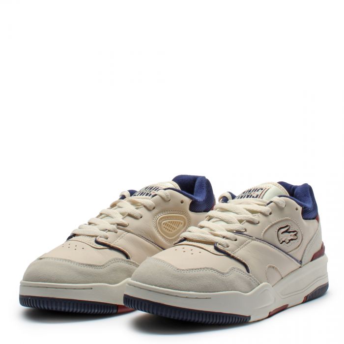 Lineshot Leather Sneakers Off-White/Navy