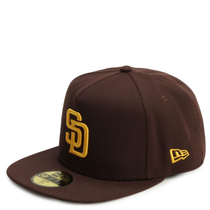 MLB San Diego Padres 59FIFTY Fitted Hat Brown