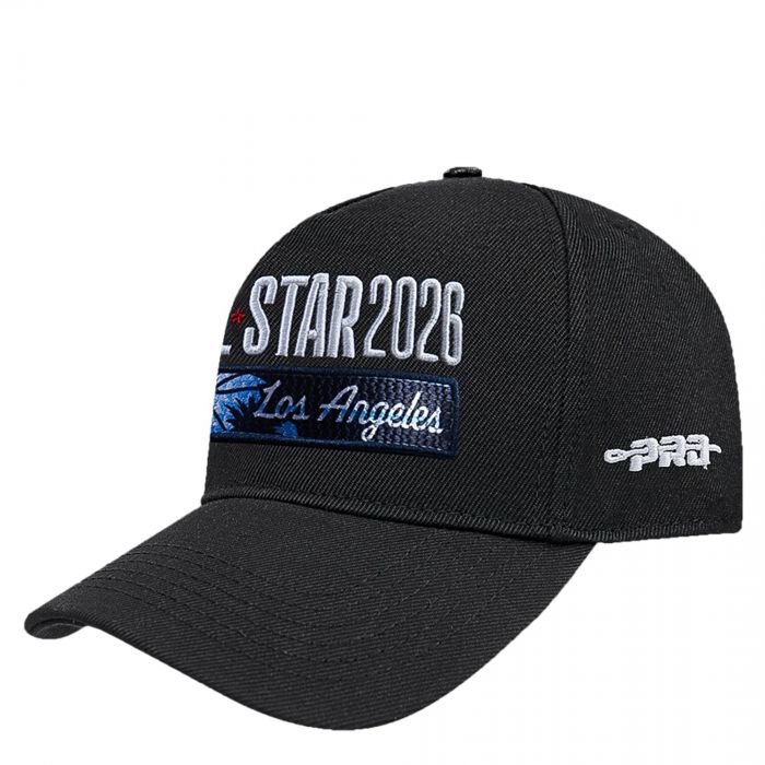 NBA 2026 All-Star Game Wordmark Pro Pinch Snapback  Black
