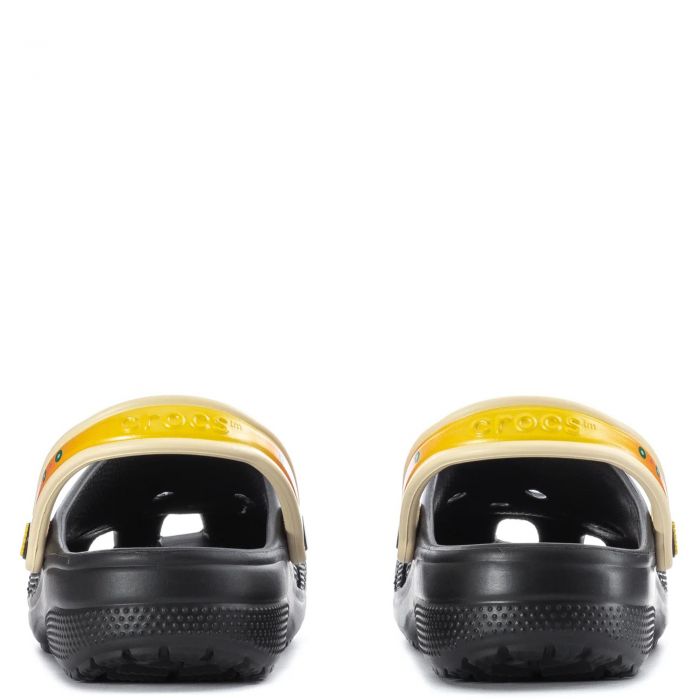 Day of The Dead Classic Clog  Black/Multi color