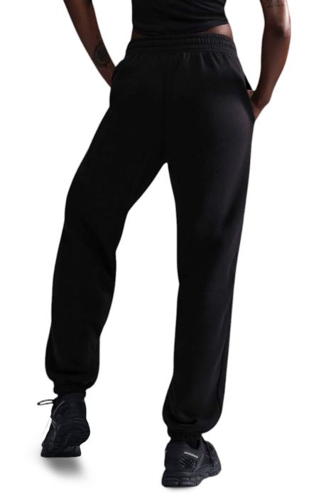 High-Waisted Oversized Sweatpants Black