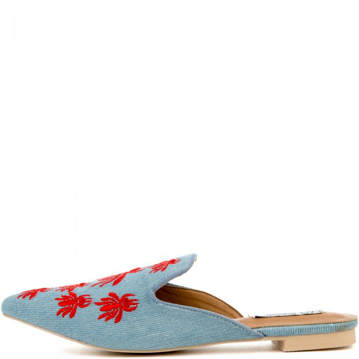 Cape Robbin Cell-18 Blue Mules Denim Blue