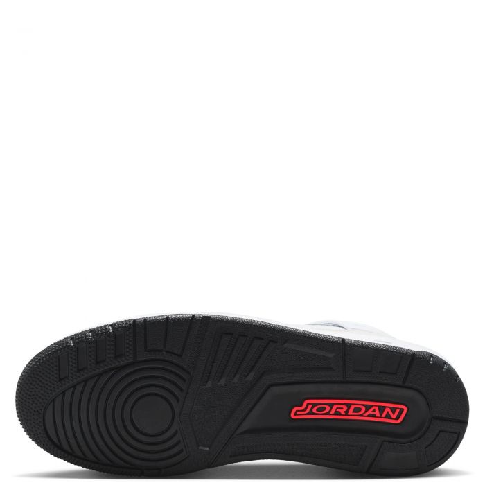 Jordan Spizike Low White/Bright Crimson-Vast Grey-Black