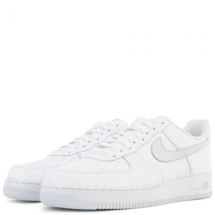 nike air force 1 07 white metallic silver