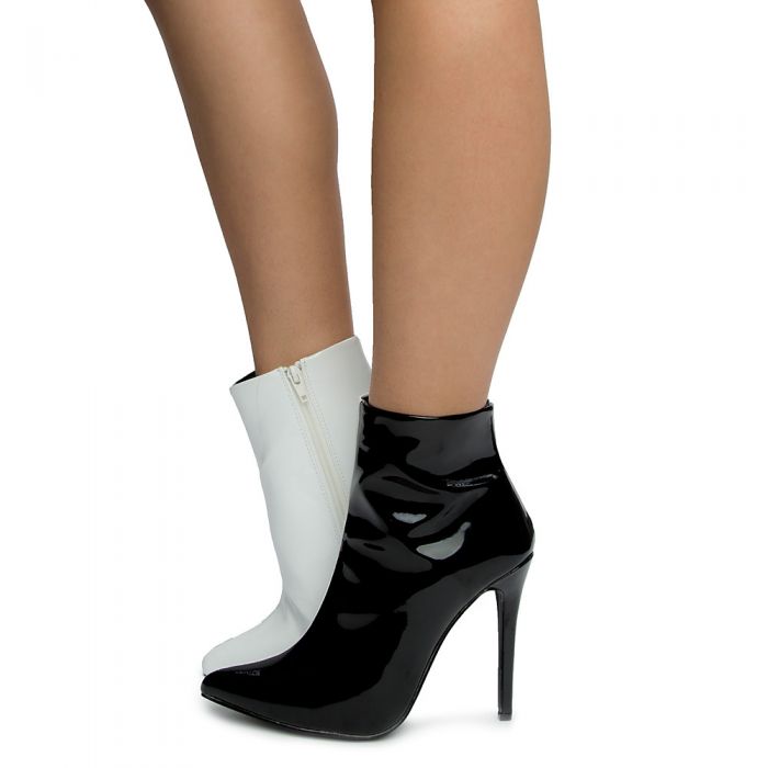 black high ankle shoes