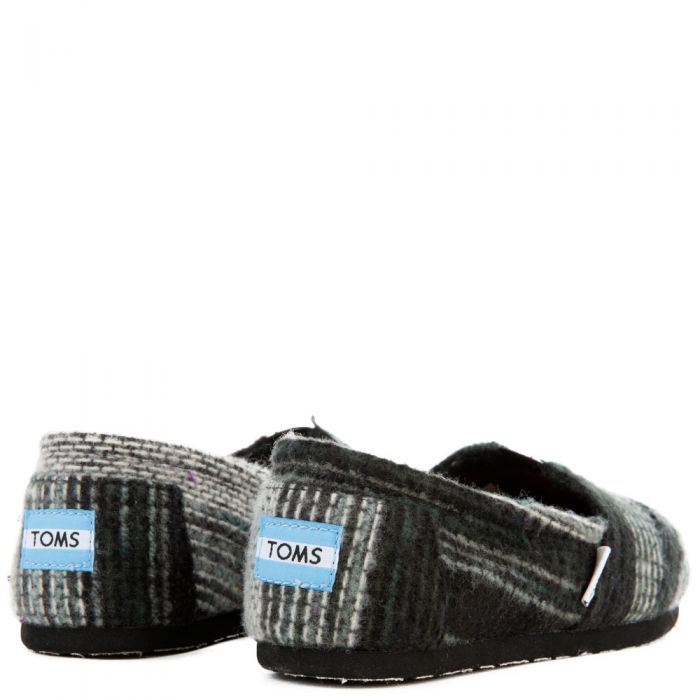 Classic in Black Stripe Wool Black