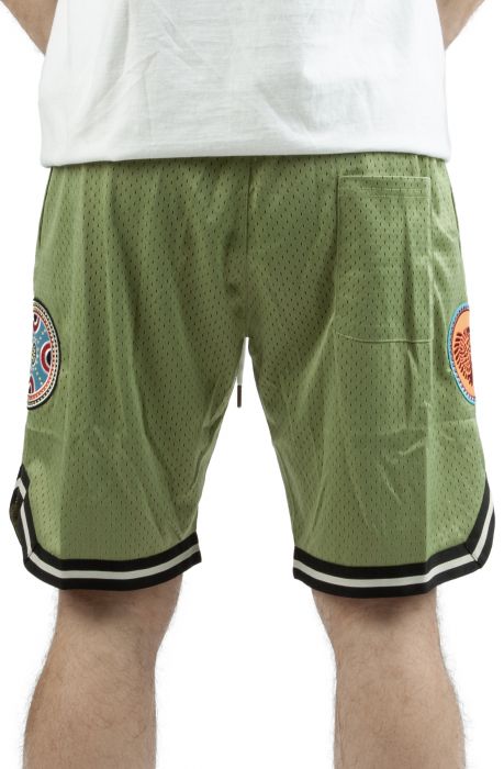 The Clout Mesh Shorts Green