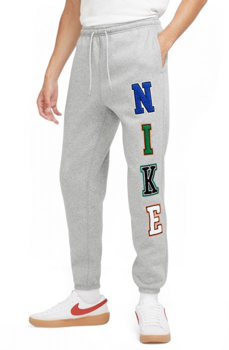 Fleece Cuffed Pants Dark Grey