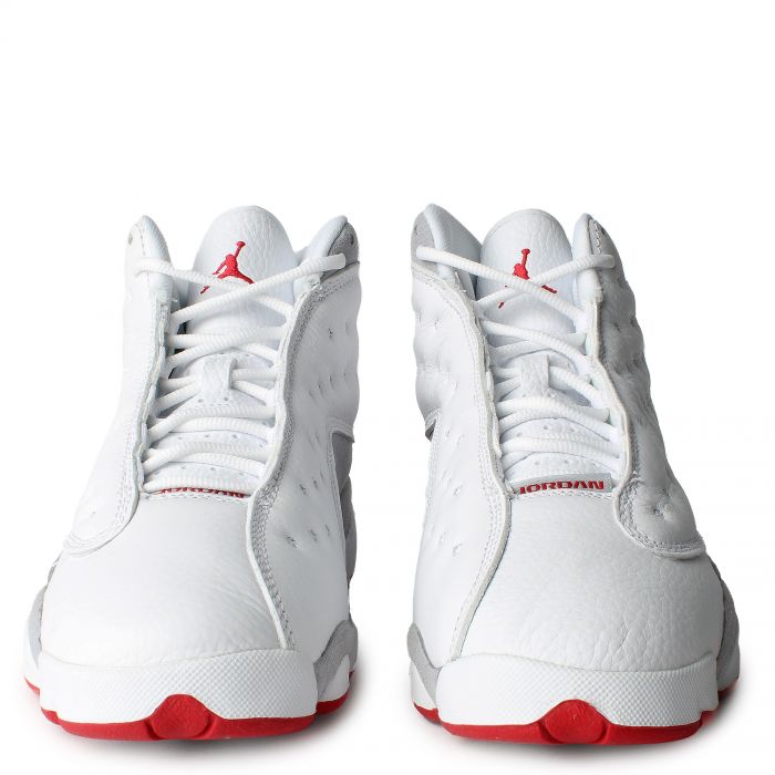 Grade School Air Jordan 13 Retro White/True Red-Wolf Grey
