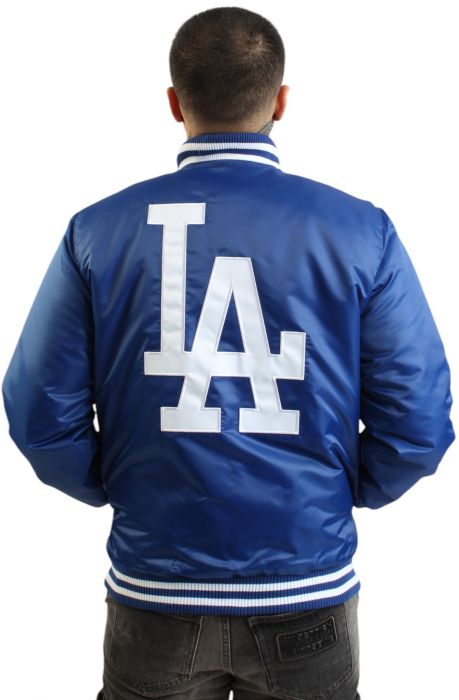 MLB Los Angeles Dodgers Satin Jacket  Dodger Blue