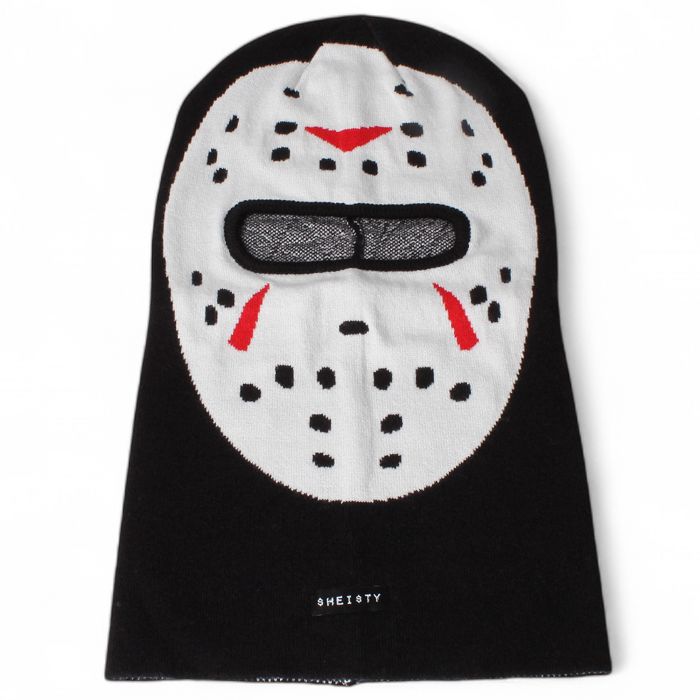 Goalie Mask Beanie Blk