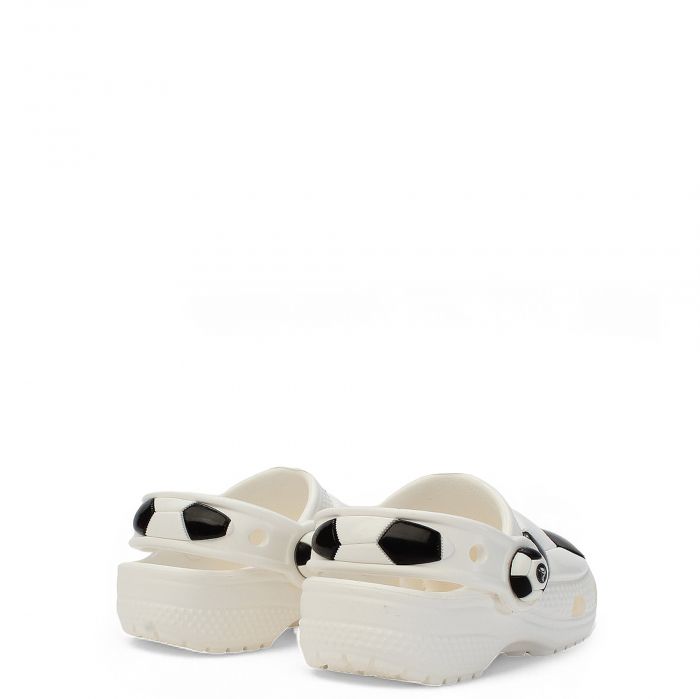 Toddler Soccer Ball Clog  White/Black