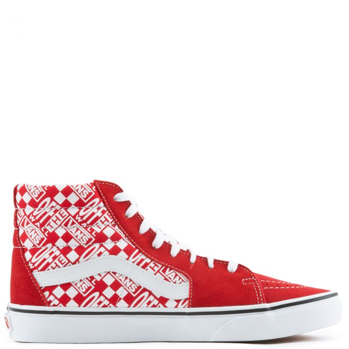Off The Wall Sk8-Hi Chili Pepper/Racing Red