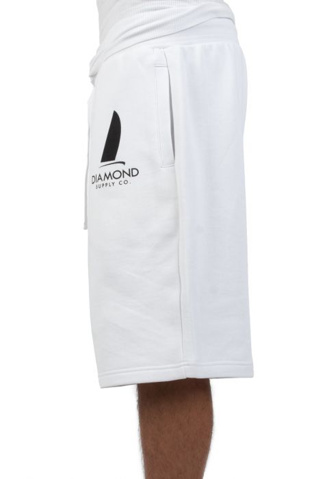 Boat Life Sweat Short White