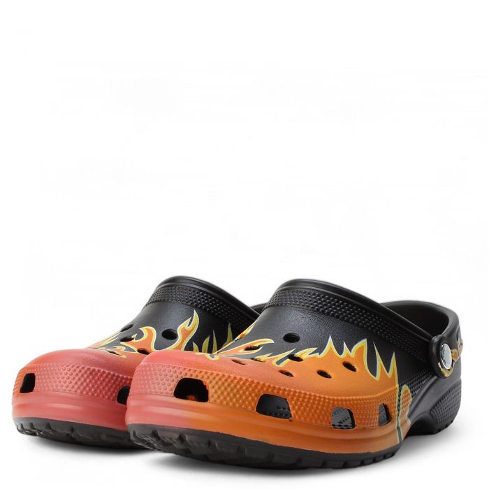 Classic Flames Clog BLACK/MULTI