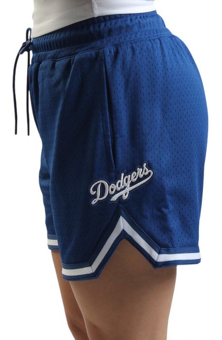 [MLB] Basic Big Logo Half-Length Shorts ★すぐ品切れ★ PRO STANDARD MLB Los Angeles Dodgers Classic Mesh Shorts