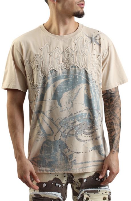 Celestial Graphic T-Shirt Clay