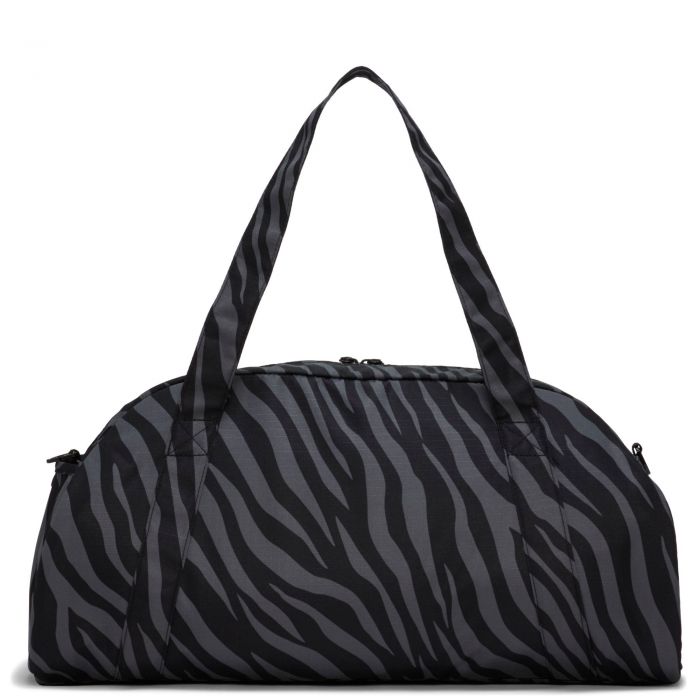 Gym Club Printed Training Duffel Bag Black/Fireberry