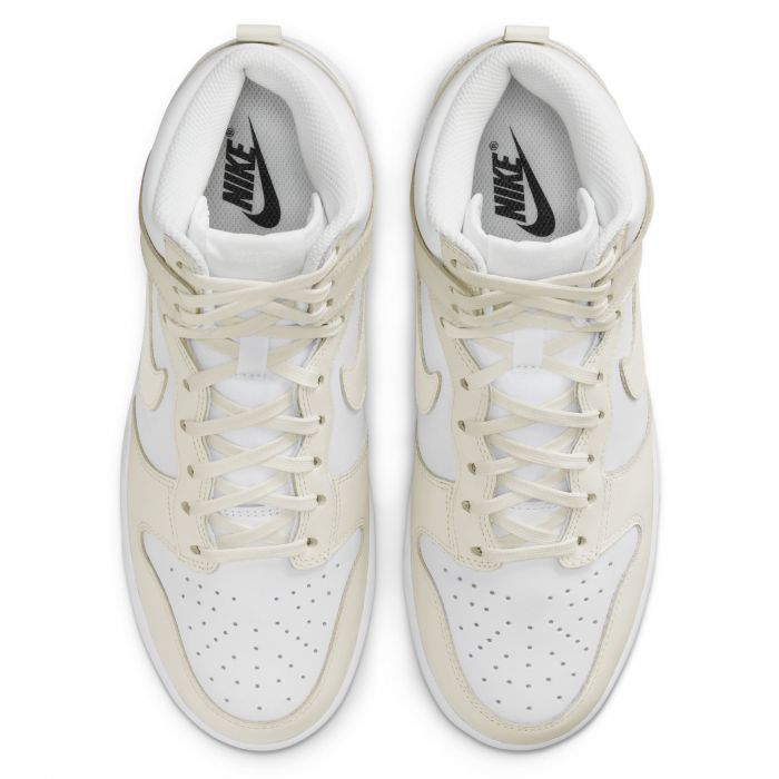 Dunk High White/Sail-Gum Med Brown
